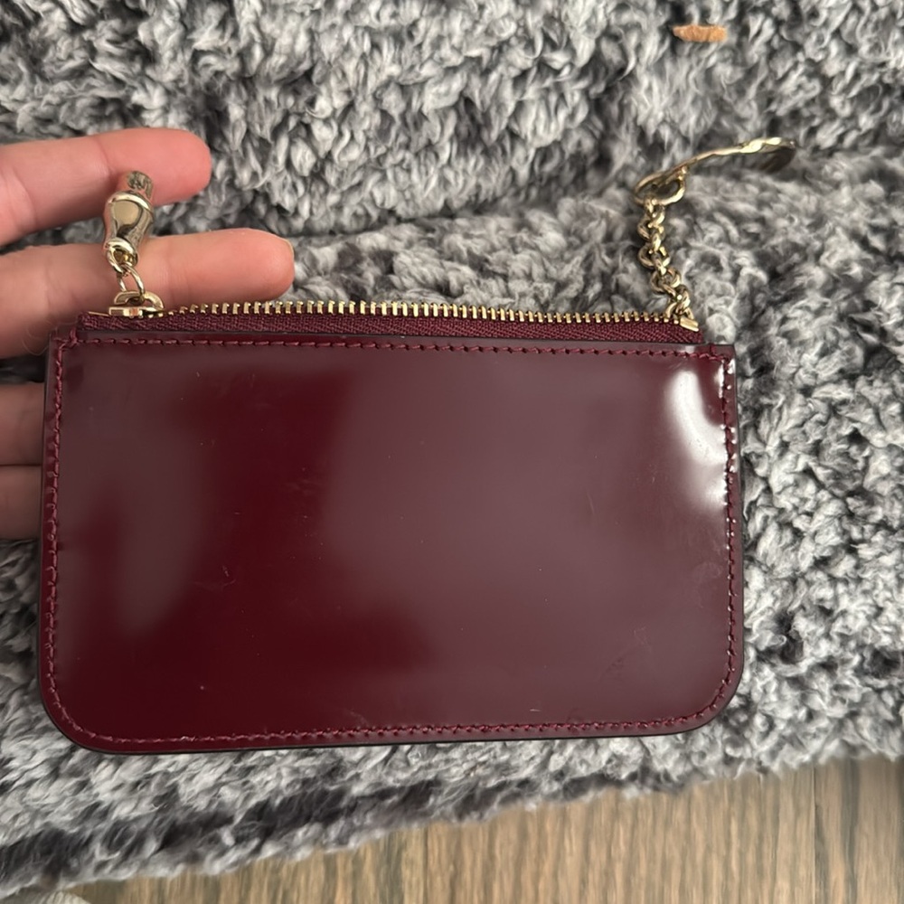 Gucci Patton Deep Red Leather Card and Keyholder w/bamboo - Picture 5 of 5